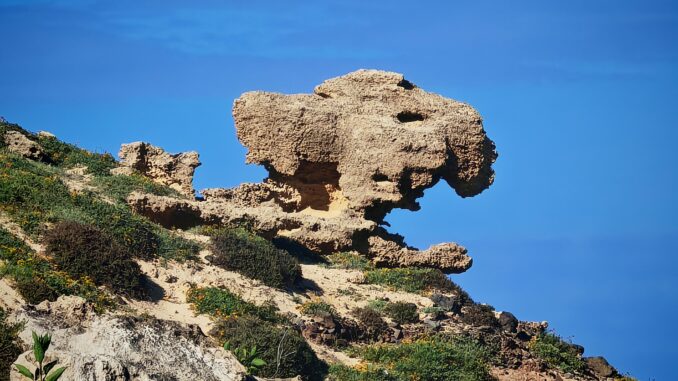 Porto Santo Felsfigur