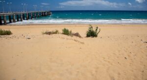Praia da Fontinha – der Strandabschnitt im Herzen von Vila Baleira Praia da Fontinha