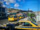 Taxi am Kreisverkehr Porto Santo